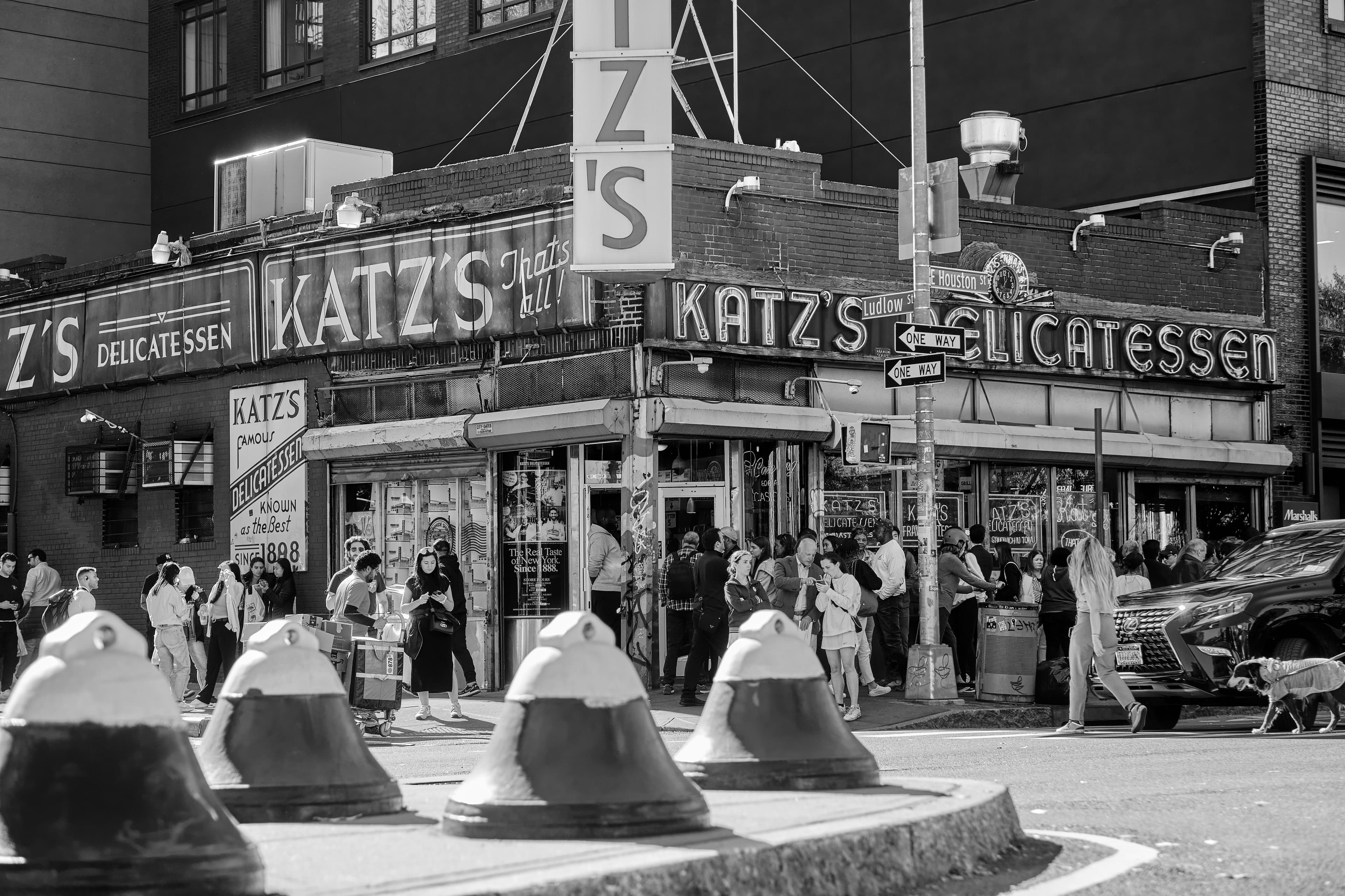 Katz's Delicatessen exterior, New York City